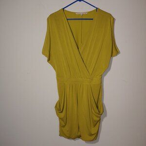Rachel Roy Mini dress Size M Mustard Yellow
